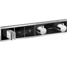 Термостат Hansgrohe RainSelect 15355600 для душа, черный - хром