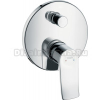 Смеситель Hansgrohe Metris 31487000 для ванны с душем, хром