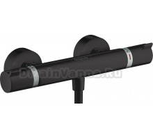 Термостат Hansgrohe Ecostat Comfort 13116670 для душа, матовый черный