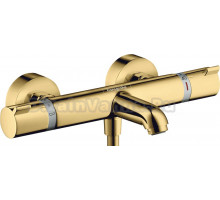 Термостат Hansgrohe Ecostat Comfort 13114990 для ванны с душем, полированное золото