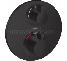 Термостат Hansgrohe Ecostat S 15758670 для душа, матовый черный