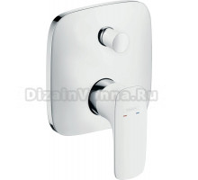 Смеситель Hansgrohe PuraVida 15447400 для ванны с душем, белый - хром