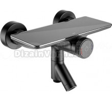 Смеситель IDDIS Shelfy SHEBLBTi02WA для ванны с душем, черный