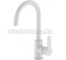 Смеситель IDDIS Cuba CUBWTFJi05 для кухонной мойки, белый