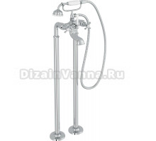 Смеситель Jacob Delafon Cleo1889 E24314-CP напольный БЕЗ ВНУТРЕННЕЙ ЧАСТИ