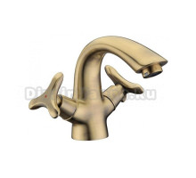 Смеситель для раковины Kaiser Trio 57011-1 Bronze, бронза