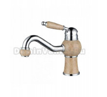 Смеситель для раковины Kaiser Stone 61211, хром/мрамор