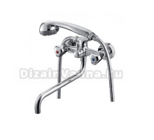 Смеситель для ванны и душа Kaiser Delta 11090Shar, хром