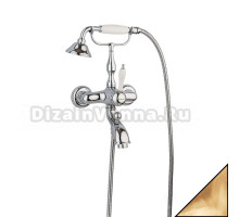 Смеситель для ванны и душа Margaroli Classica RU1004AA01BR, бронза