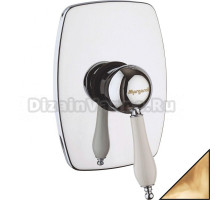 Смеситель для душа Margaroli Classica RU1007AA01BR с внутренней частью, бронза