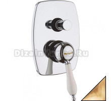 Смеситель для душа Margaroli Classica RU1008AA01BR с внутренней частью, бронза