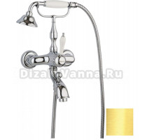 Смеситель для ванны и душа Margaroli Classica RU1004AA01GD, золото