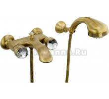 Смеситель Migliore Axo Swarovski ML.AXO-602F.BR для ванны с душем, бронза