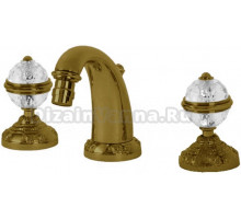 Смеситель Migliore.CRistalia ML.CRS-3725.BR для биде на 3 отверстия, бронза
