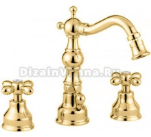 Смеситель Migliore Princeton Plus ML.PRP-8025.DO для биде - золото, на 3 отверстия