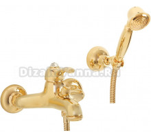 Смеситель Migliore Lem Swarovski ML.LEM-1902K.DO для ванны с душем, золото