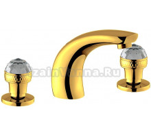 Смеситель Migliore Axo Swarovski 27114 для раковины, золото