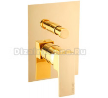 Смеситель Migliore Kvant Gold 25401 С ВНУТРЕННЕЙ ЧАСТЬЮ, для ванны с душем