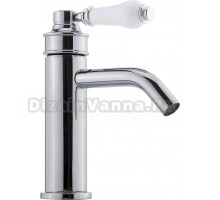 Смеситель Migliore Ermitage Mini 28573 для раковины, белый - хром