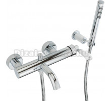 Смеситель Migliore Ermitage Mini 28588 для ванны с душем, белый - хром