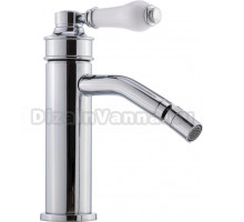 Смеситель Migliore Ermitage Mini 28582 для биде, белый - хром