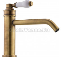 Смеситель Migliore Ermitage Mini 28577 для раковины, белый - бронза