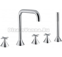 Смеситель Migliore Sirius 28171 на борт ванны, хром