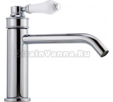 Смеситель Migliore Ermitage Mini 28576 для раковины, белый - хром