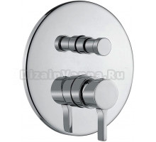 Смеситель Migliore Sirius 28185 С ВНУТРЕННЕЙ ЧАСТЬЮ, для ванны с душем, хром