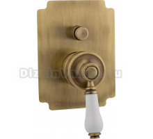 Смеситель Migliore Ermitage 18615 С ВНУТРЕННЕЙ ЧАСТЬЮ, для ванны с душем, бронза