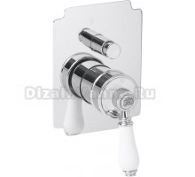 Смеситель Migliore Ermitage 18623 С ВНУТРЕННЕЙ ЧАСТЬЮ, для ванны с душем, хром