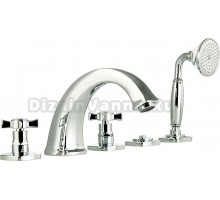 Смеситель Migliore Korona 28492 на борт ванны, хром