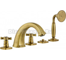 Смеситель Migliore Korona 28499 на борт ванны, бронза