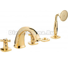 Смеситель Migliore Korona 28503 на борт ванны, золото