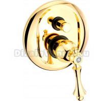 Смеситель Migliore Bomond 26892 С ВНУТРЕННЕЙ ЧАСТЬЮ, для душа, золото
