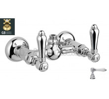 Смеситель Nicolazzi Dames Anglaises 1425GB78 для душа, гальваническое золото, ручки P. Mont Blanc