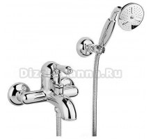 Cмеситель Nicolazzi El Capitan 3401CR75 для ванны с душем, ручка металл, хром