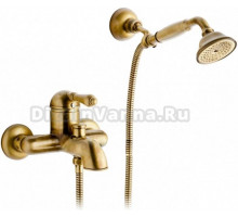 Смеситель Nicolazzi El Capitan 3401BZ75 для ванны с душем, ручка металл, гальваническая бронза