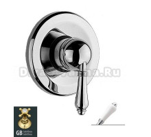 Смеситель Nicolazzi Classico 3406GB76 для душа, золото, ручки P.M. BLANC