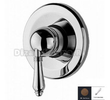 Смеситель Nicolazzi Classico Monokomandi 3406DB76 для душа, темная бронза/Mont Blanc
