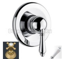 Смеситель Nicolazzi Classico Monokomandi 3406GO76 для душа, золото/Mont Blanc