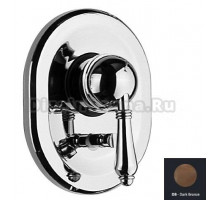 Смеситель Nicolazzi Classico 3460DB75 для ванны/душа, темная бронза, ручки EL CAPITAN