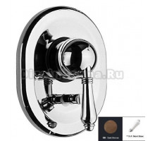 Смеситель Nicolazzi Classico 3460DB76 для ванны/душа, темная бронза, ручки P.M. BLANC