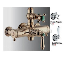 Cмеситель Nicolazzi Termostatico 4917BZ18 для душа, бронза/Petit M.Blanc/Dames Anglaise