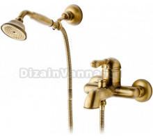 Смеситель Nicolazzi Classico 3401DB75 для ванны и душа, темная бронза, ручки EL CAPITAN