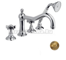 Смеситель Nicolazzi Dames Anglaises 1449BZ18 для ванны и душа, бронза, ручки Dames Anglaises