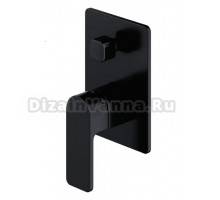 Смеситель Omnires Baretti BA7835BL для ванны, скрытого монтажа, черный