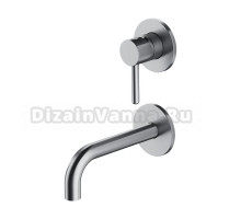 Смеситель Omnires Y Y1215NNI для раковины, вертикаль, скрытого монтажа, никель