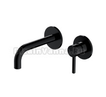 Смеситель Omnires Y Y1215HBL для раковины, горизонталь, скрытого монтажа, черный