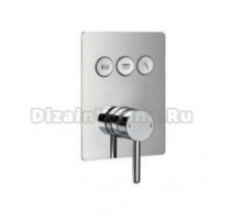 Смеситель Omnires Y GoClick Y1237GCCR для ванны на 3 выхода, скрытого монтажа, хром